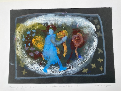 Karl Uelliger, 1988, Heimgang mit den späten Sommerblühenden